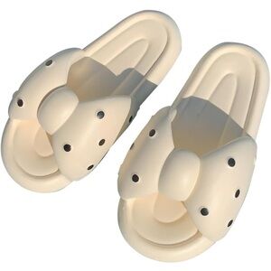 Cute Bows Slippers Beach Shoes Lightweight Female Summer indoor Non-slip